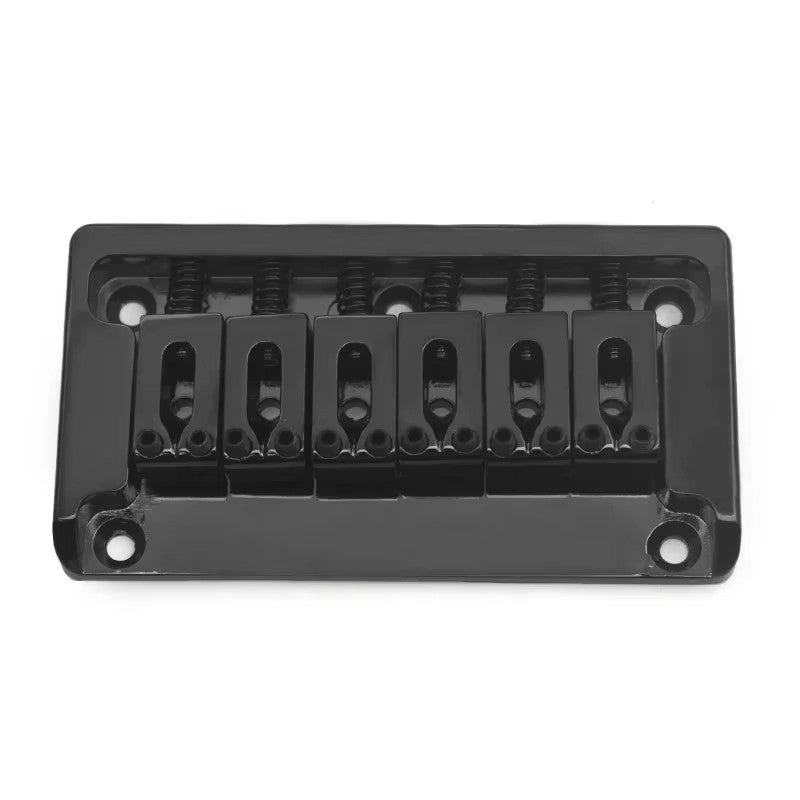 Black Guitar Fixed Hardtail Bridge System