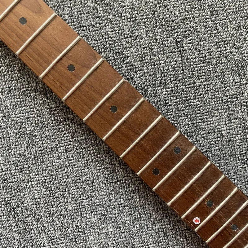 Roasted Maple Wood Electric Guitar Neck, 22 Frets Maple Fingerboard