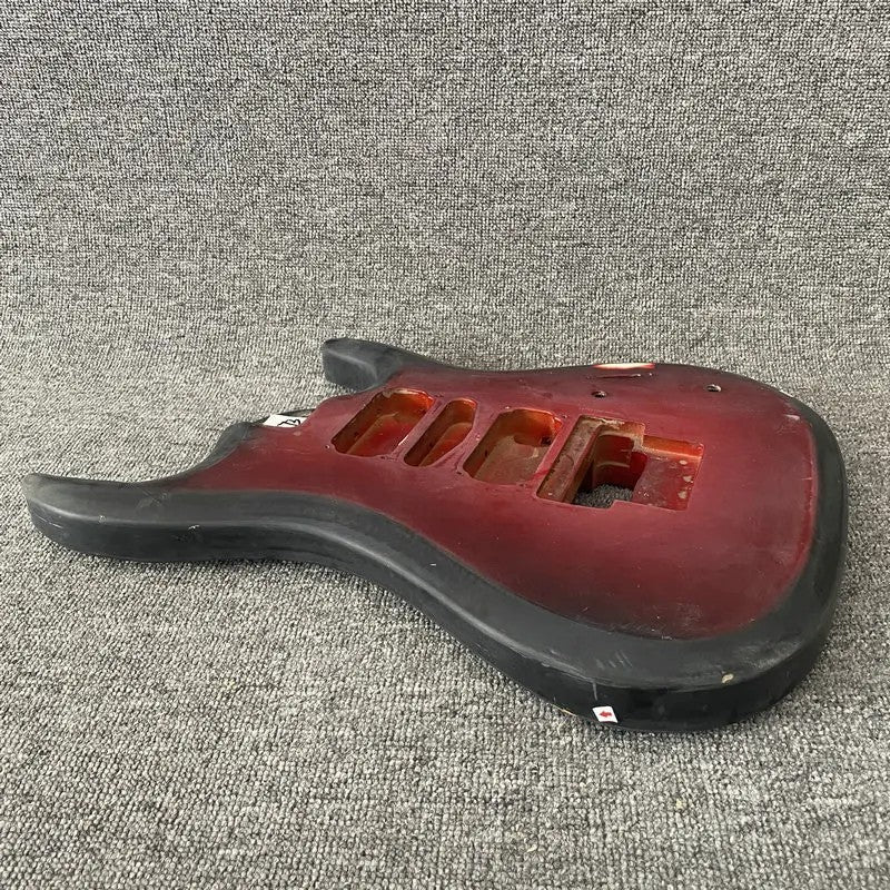 Red Burst HSH Basswood Guitar Body DIY Project