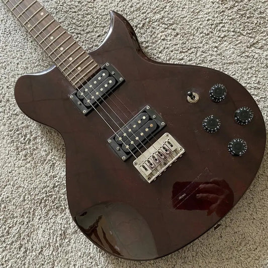 Washburn Brown Electric Guitar, Mahogany Body, Maple Neck, Rosewood Fi