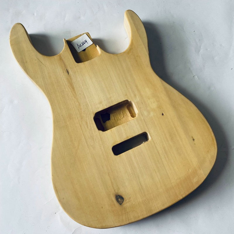 DIY Project Basswood Guitar Double Cutaway Body, Humbucker Pickup Rout