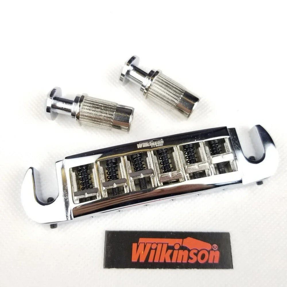 Wilkinson TuneOMatic Wraparound Guitar Bridge Tailpiece Fit Ibanez,Epi