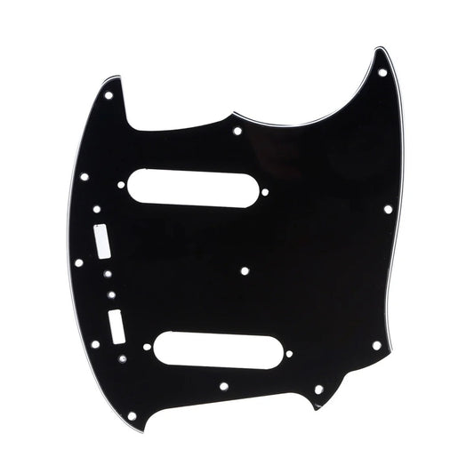 Black Electric Guitar Pickguard Scratch Plate Fit Fender Mustang Guita