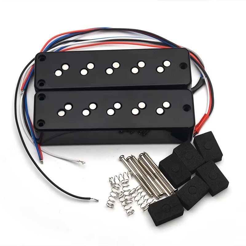 5 String Electric Bass Alnico Soapbar Pickups Fit Peavey,Ibanez,Schect