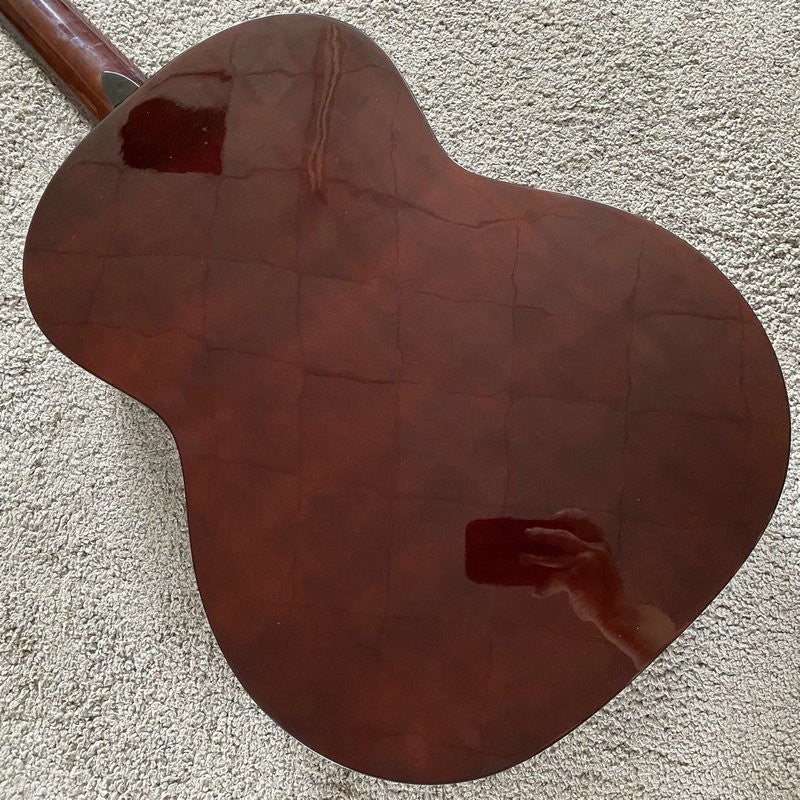 39 Inch Sunburst Classical Guitar, Spruce Top Body, Mahogany Neck