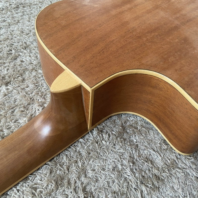Luna Red Pine Classical Guitar, Mahogany Neck, Rosewood Fretboard
