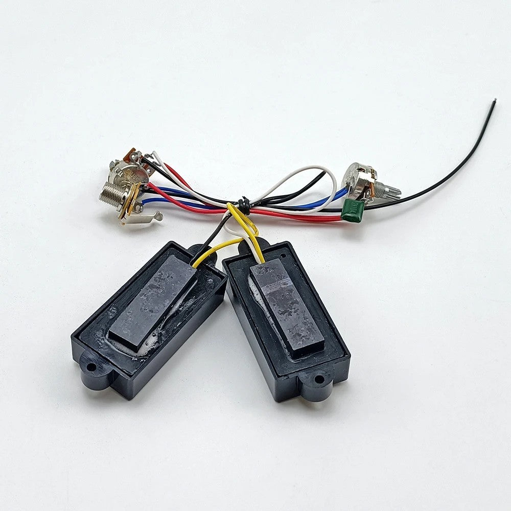 4 String Bass Pickups with Wiring Harness Kit Fit Precision P Bass