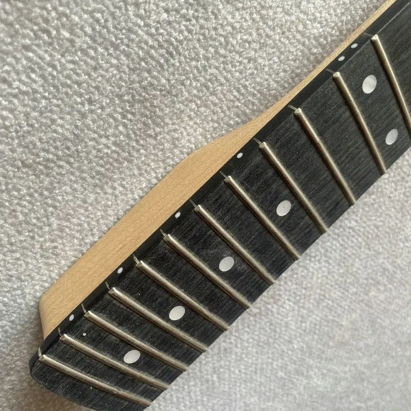 Short Scale Maple Wood Guitar Neck, Rosewood Fingerboard 22 Frets