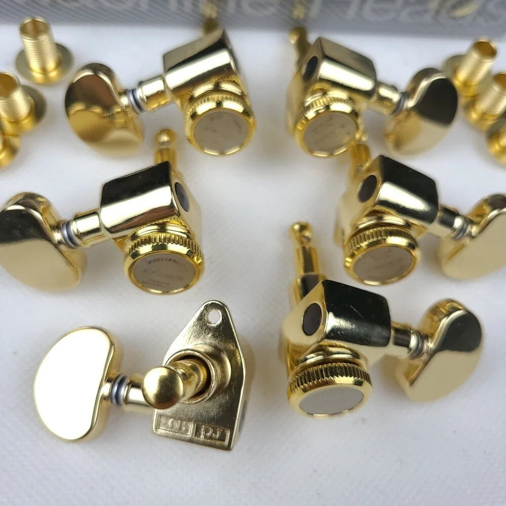 Gold 3x3 Locking Guitar Machine Heads Pegs Fit Ibanez,Epiphone,Washbur