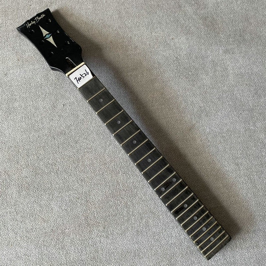 Black Harley Benton Maple Wood Guitar Neck, Rosewood Fingerboard Fretb