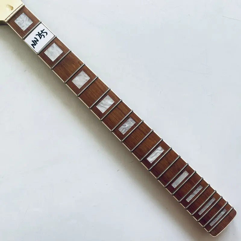 White Harley Benton Guitar Maple Neck, Rosewood 22 Frets Fingerboard F