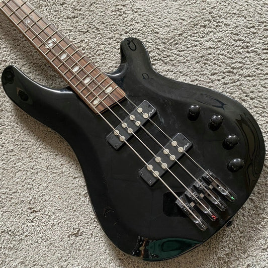 J&D 4 String Electric Bass, Solid Mahogany Body, Maple Neck, Rosewood