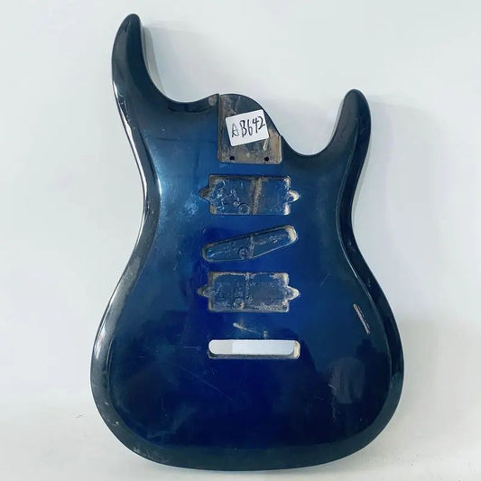 Blue Burst HSH Guitar Double Cutaway Body