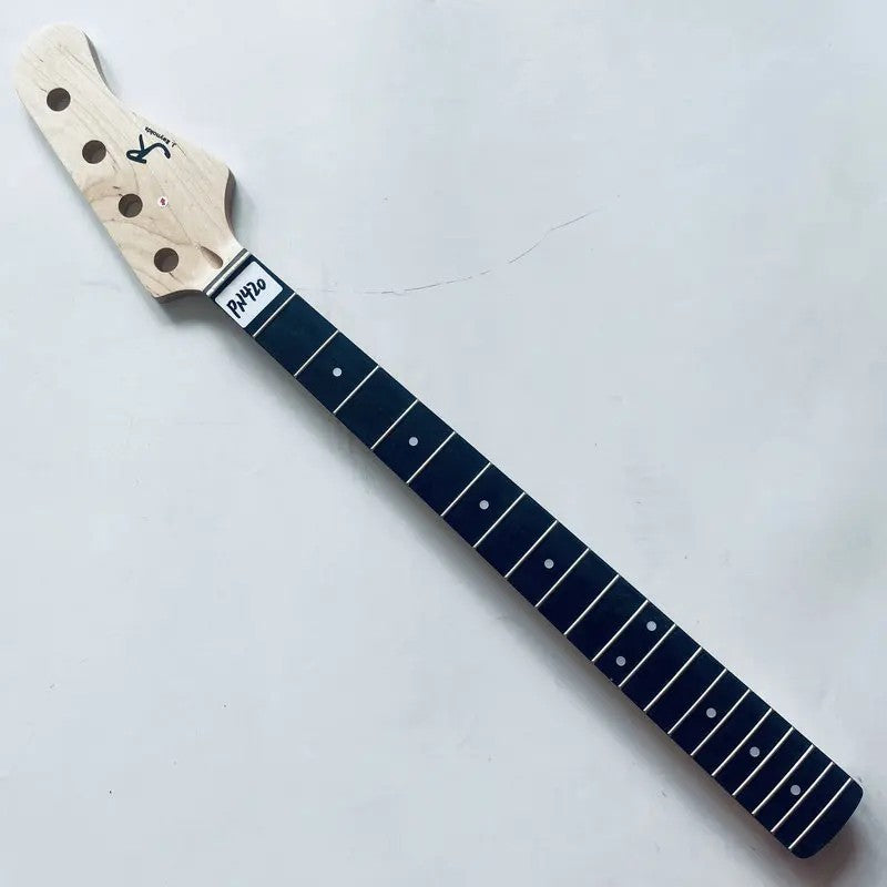 Mini 4 String Bass Maple Neck, Rosewood 21 Frets Fingerboard