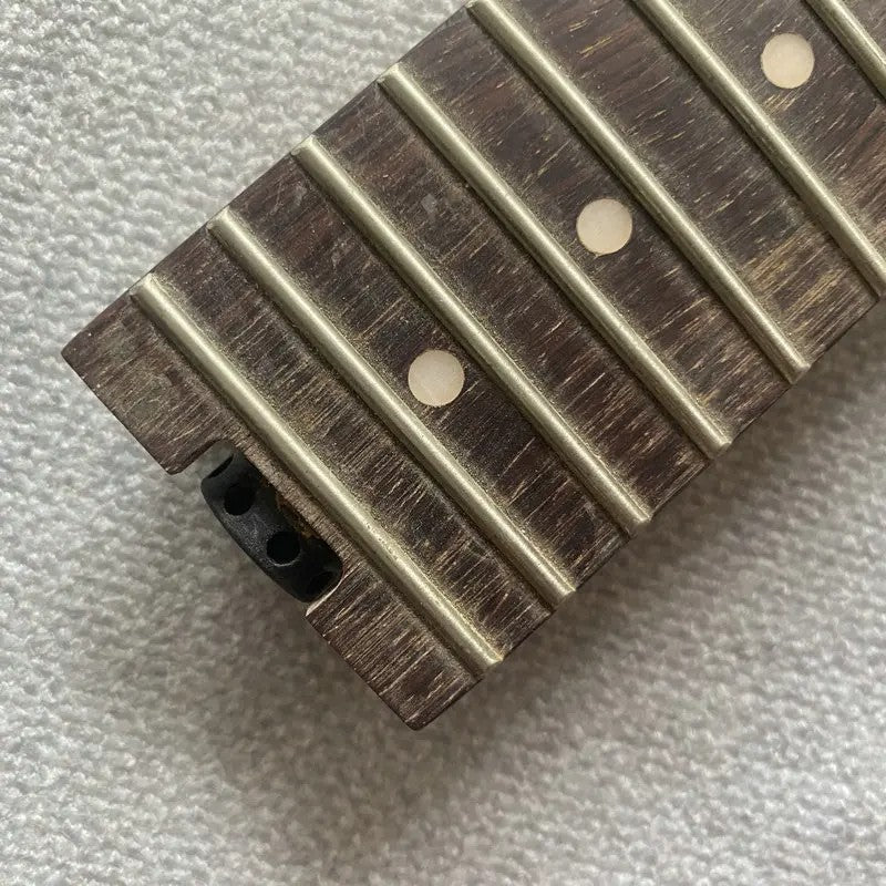 Dark Roasted Maple Electric Guitar Neck, Rosewood Fretboard 22 Frets