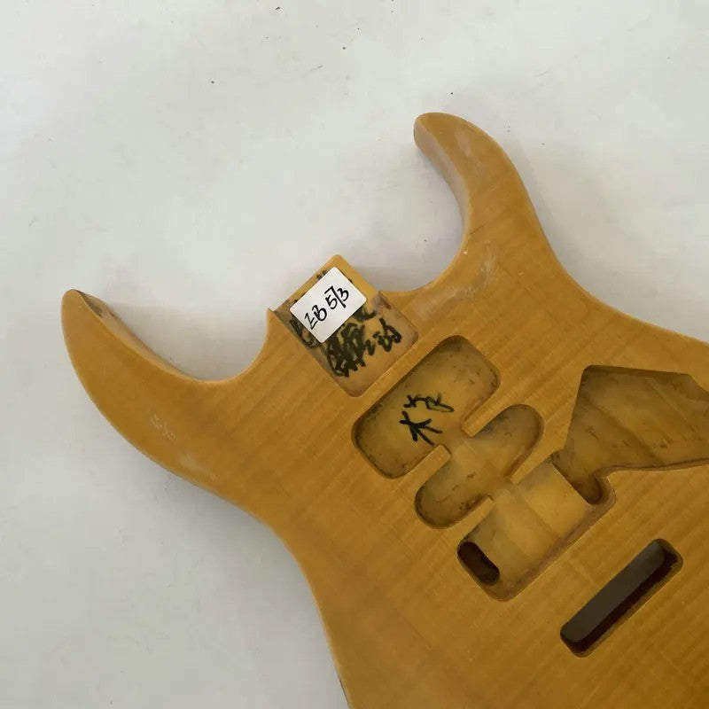 Unfinished Guitar Tiger Maple Top Basswood Body