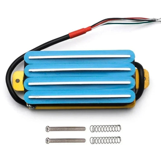 Sky Blue Dual Blades Guitar Humbucker Output Pickup Fit Jackson,Dean,E