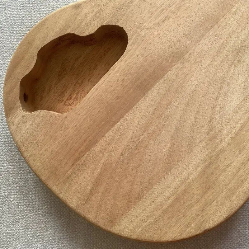 LAG Single Cut Guitar Body with Veneer Tiger Maple Top Fit Les Paul LP