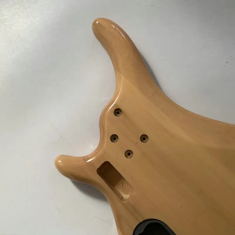 Glossy Natural Finish 5 String Bass Basswood Body DIY Project