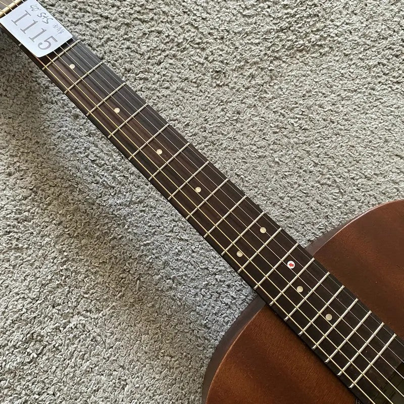 40' Acoustic Guitar, Solid Mahogany Body, Rosewood Fingerboard Neck