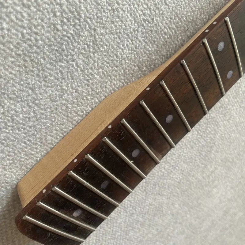 Red Maple Wood Guitar Neck, Rosewood 22 Frets Fingerboard Fretboard