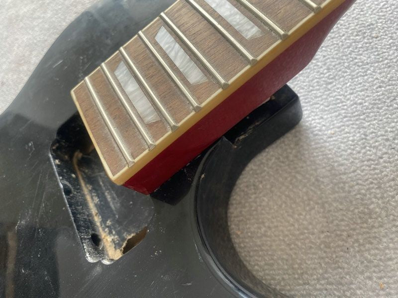Black Basswood Guitar Body with Neck, Rosewood Fretboard Fit LP Les Pa