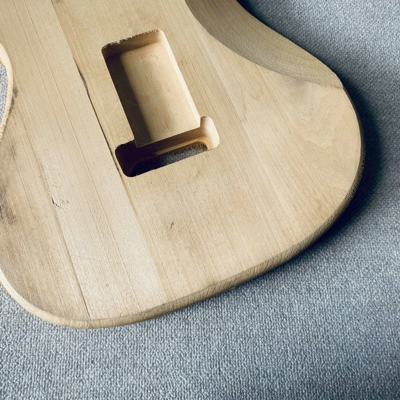 Basswood HSH Guitar Unfinished Body Fit Stratocaster Strat
