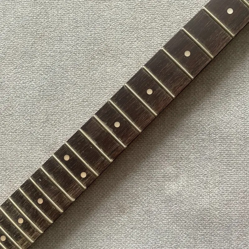 Dark Roasted Maple Electric Guitar Neck, Rosewood Fretboard 22 Frets
