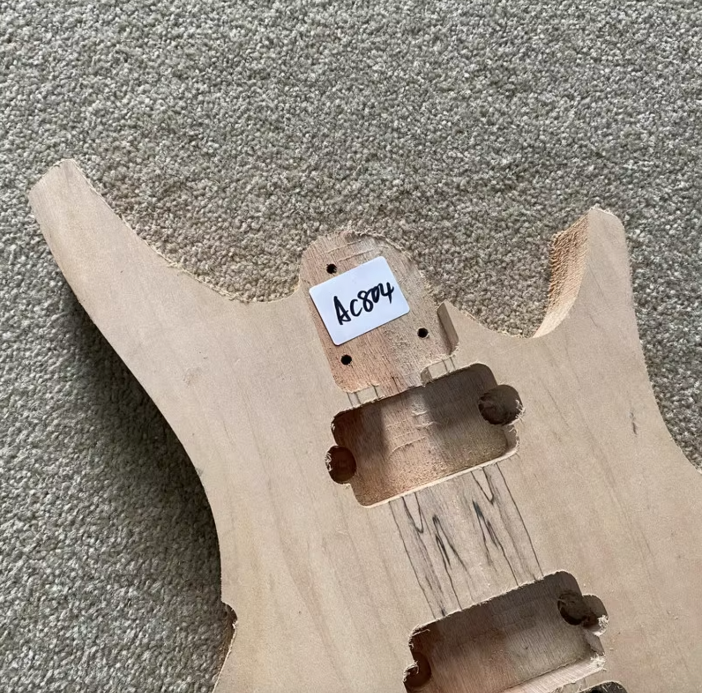 HH Unfinished Basswood Guitar Double Cutaway Body DIY Project