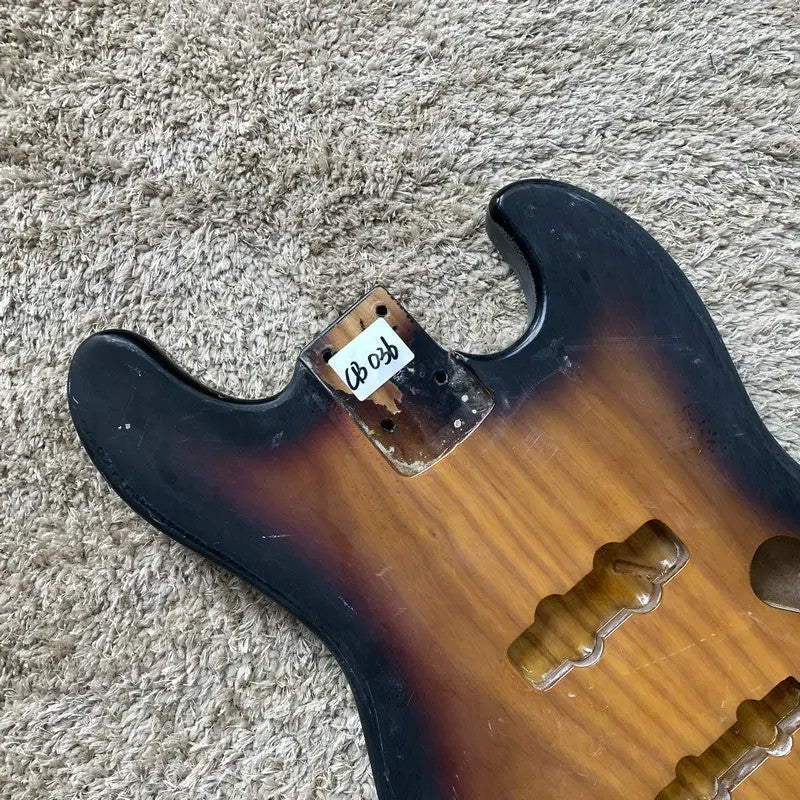Alder Wood 4 String Bass Body with Maple Neck, Rosewood Fingerboard