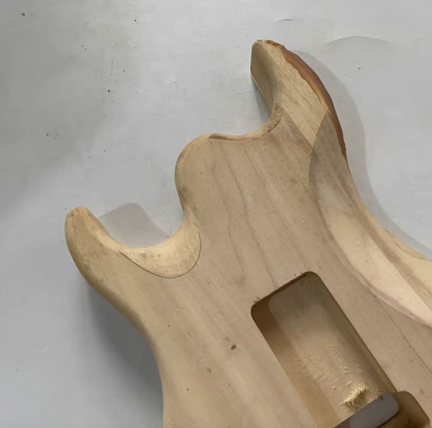 Veneer Tiger Maple Top HSS Guitar Basswood Body DIY Project