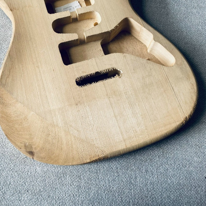 Basswood HSH Guitar Unfinished Body Fit Stratocaster Strat