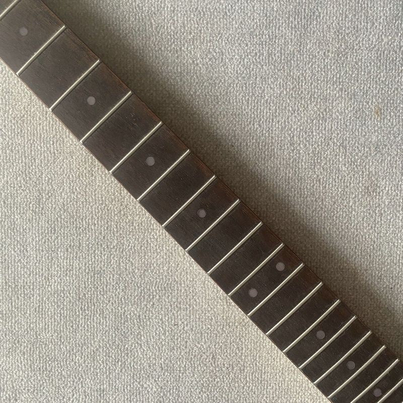 Blue Maple Wood Guitar Neck, Rosewood Fingerboard 22 Frets