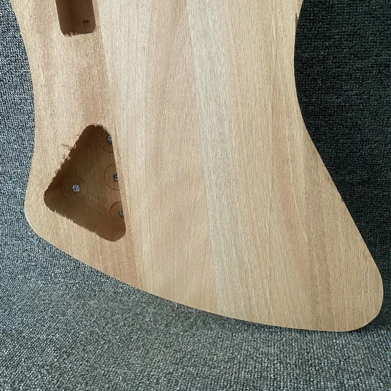 Unfinished Mahogany Wood 4 String Bass Body Fit Thunderbird Bass