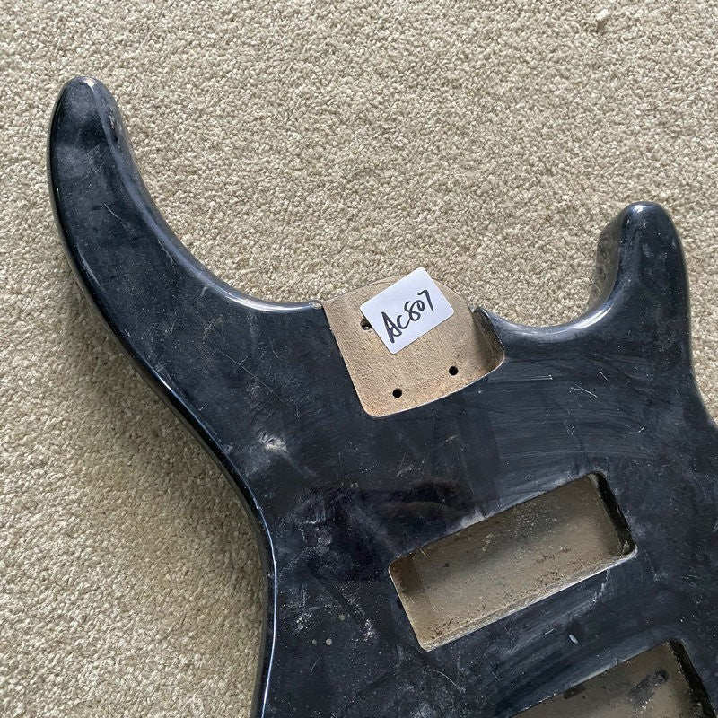 Black 5/6 String Bass Basswood Body