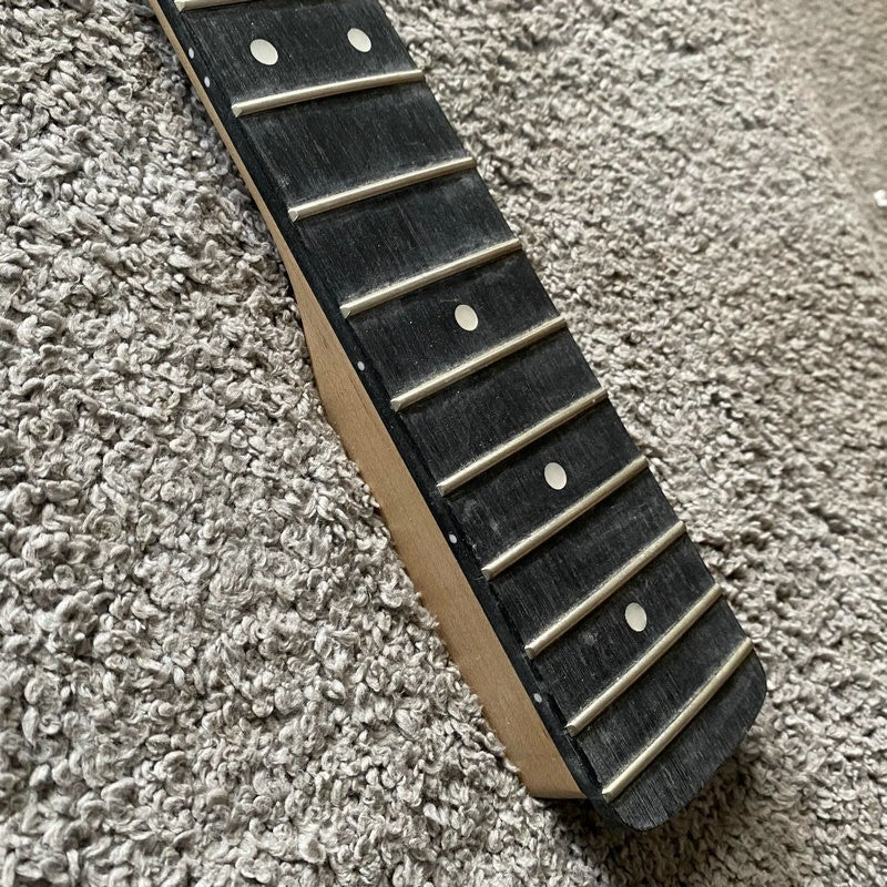 Black Maple Wood 4 String Bass Neck, Rosewood Fingerboard Fretboard