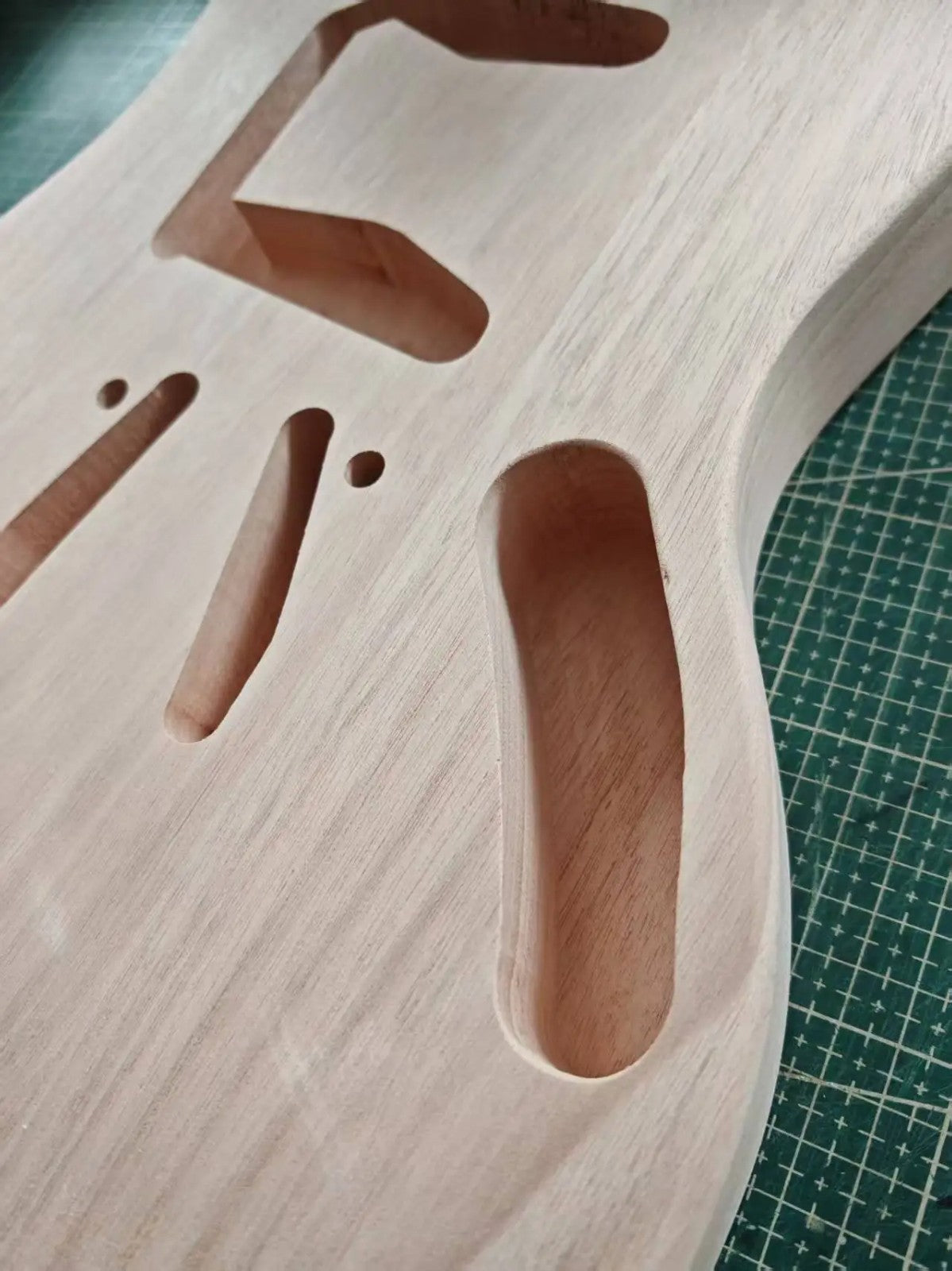 Mahogany Wood Guitar Body Fit Mustang Guitars