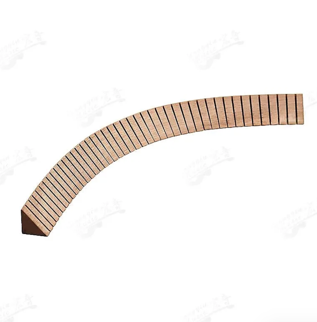 4pcs Bevel Guitar Binding Strips Inside Inlay Lining, 420mm Length