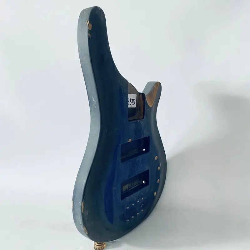 Blue Burst Solid Basswood Bass Guitar Body