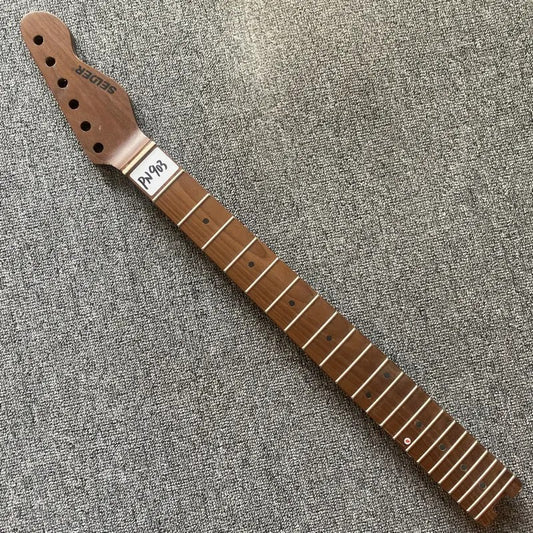 Roasted Maple Wood Electric Guitar Neck, 22 Frets Maple Fingerboard