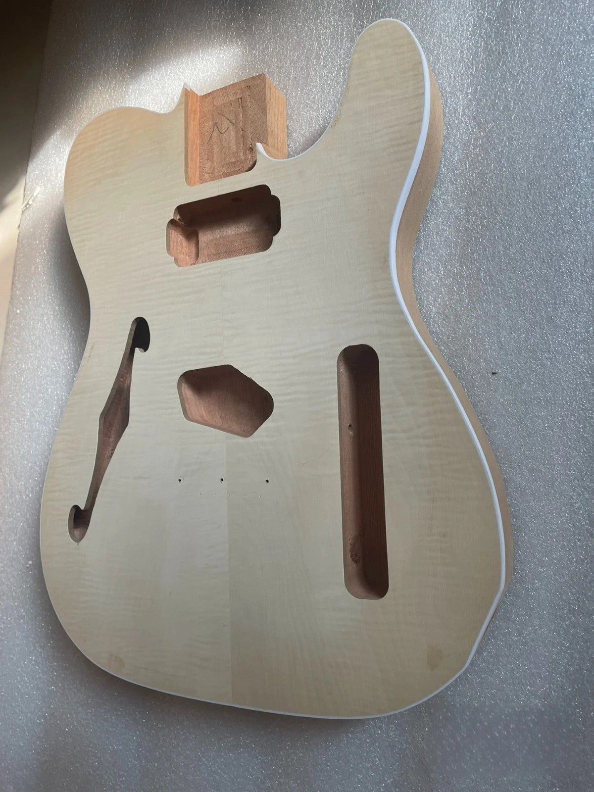 Tiger Maple Top Mahogany Wood Guitar Body Fit Telecaster Tele