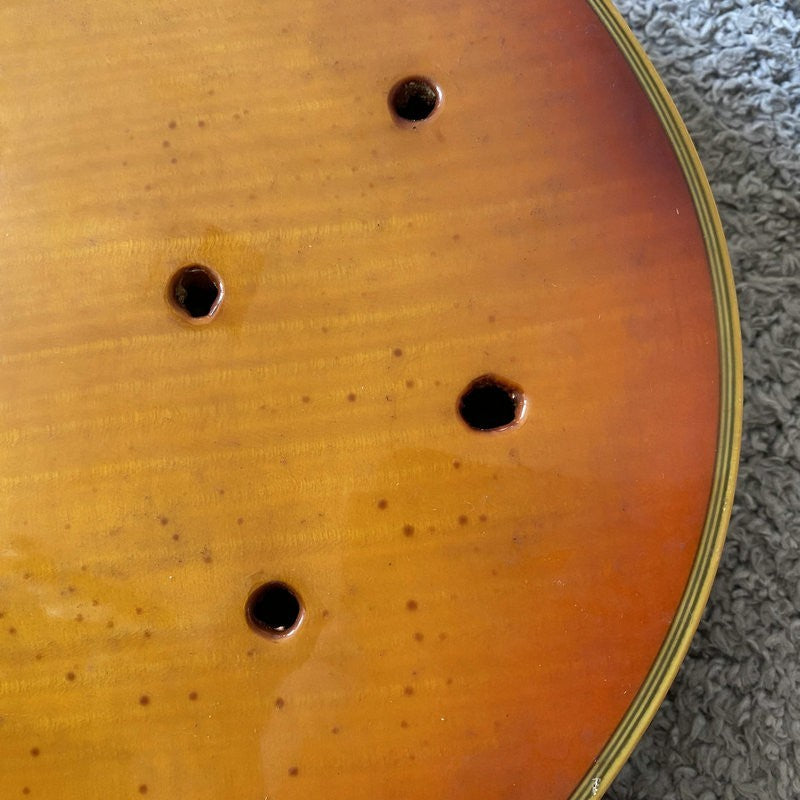 Cherry Burst DeVile Guitar Mahogany Body Rosewood Fingerboard Neck Fit