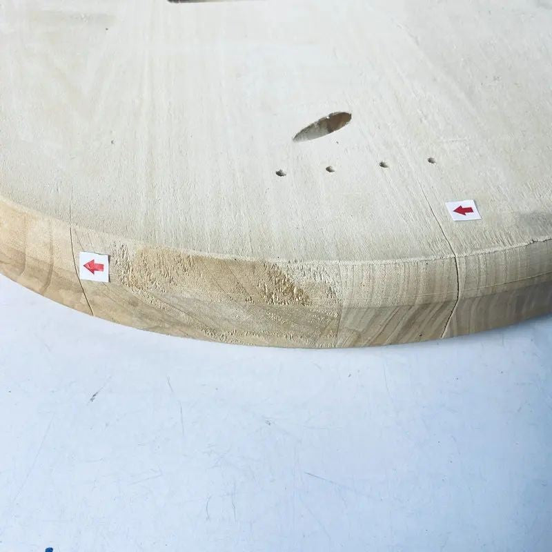 Unfinished Basswood Electric Bass Guitar Body DIY Project