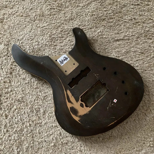 5 String Electric Bass Guitar Solid Basswood Body