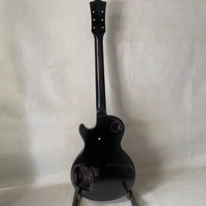 Glossy Black Guitar Single Cur Body with Neck Fit Les Paul LP