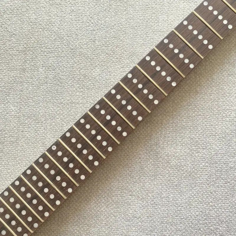 DIY Project Guitar Maple Neck, 22 Frets Fingerboard Rosewood Fretboard