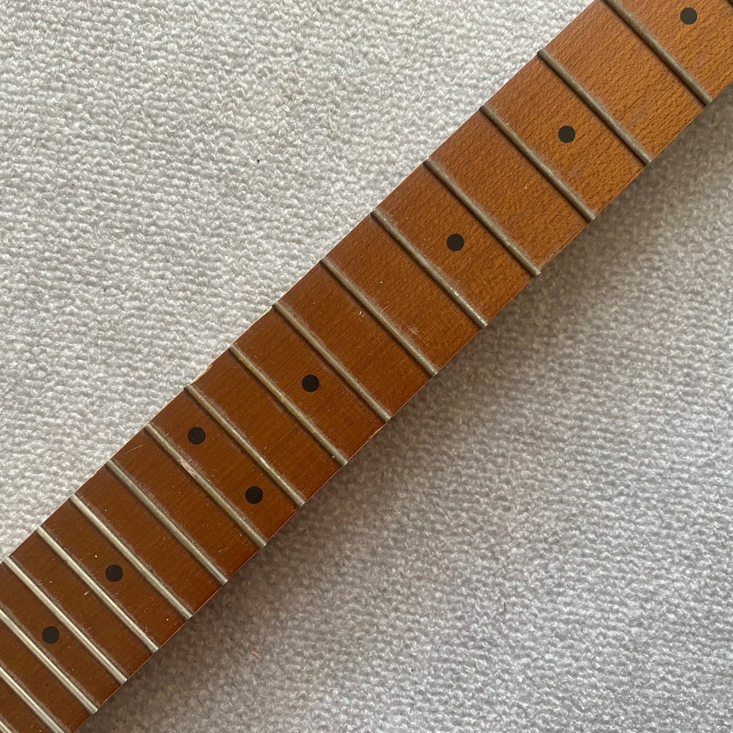 Roasted Maple Wood 4 String Mini Electric Bass Neck, 22 Frets Fingerbo