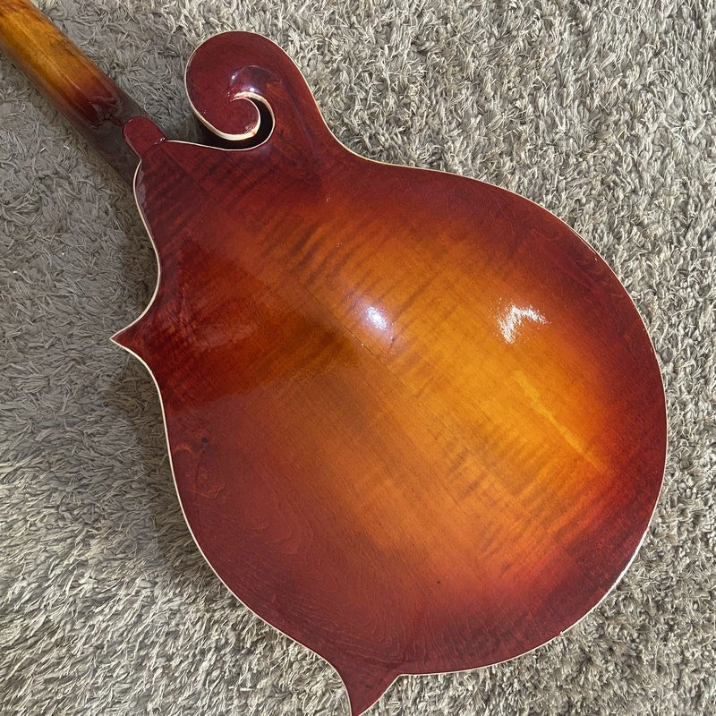 Cherry Burst Finish 8 String Mandolin, Spruce Top Body, Mahogany Neck