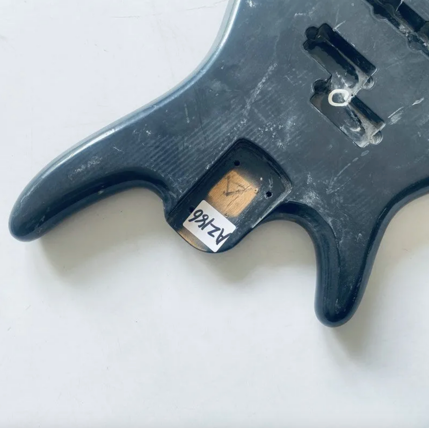 Black Left Hand 4 String Bass Basswood Body DIY Project