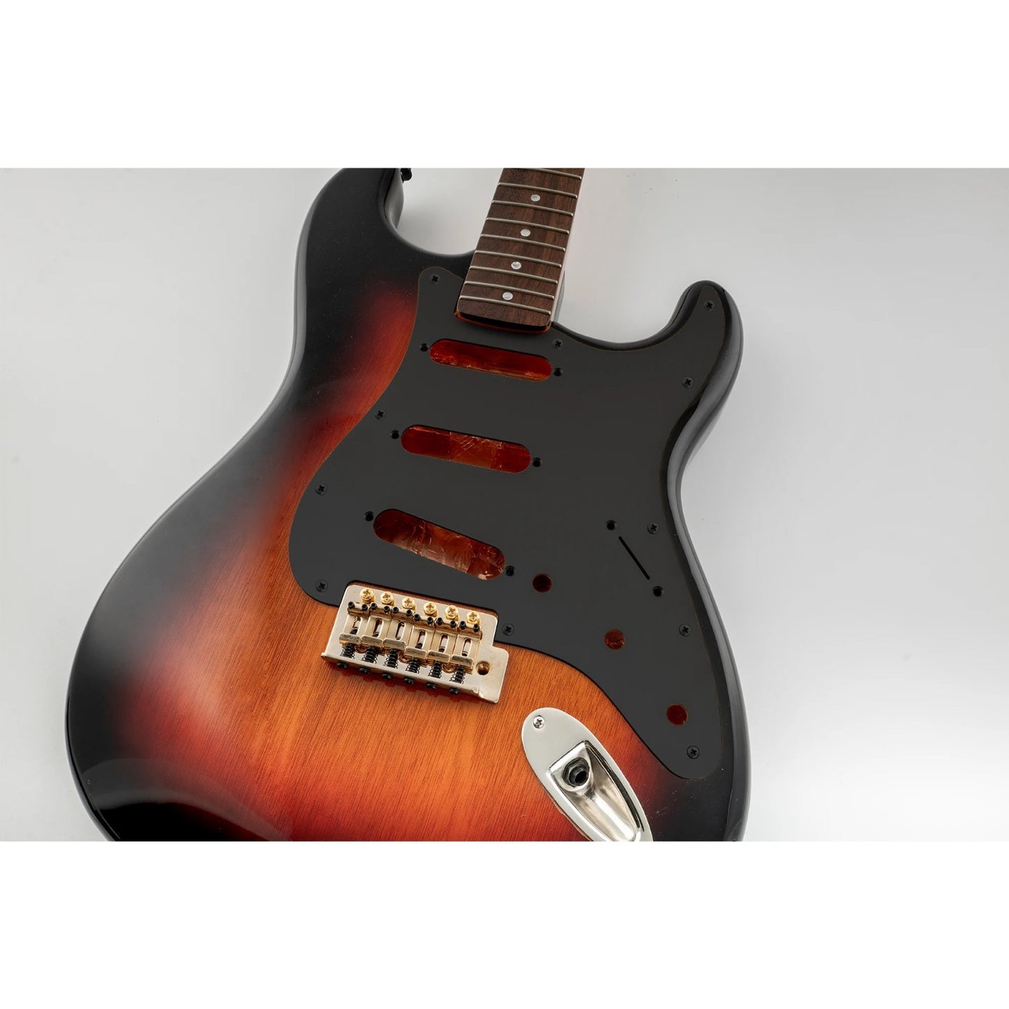 Black Aluminum Guitar Scratch Plate Pickguard Fit Stratocaster Strat